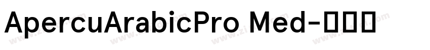 ApercuArabicPro Med字体转换